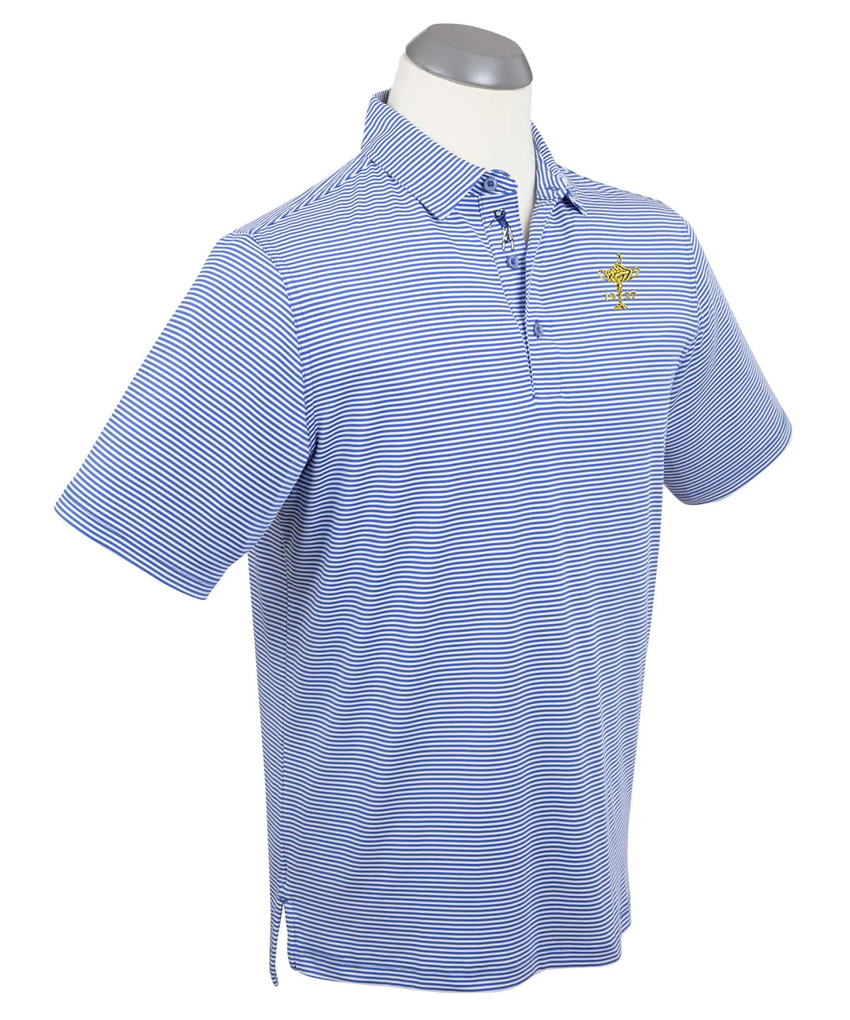 1927 Ryder Cup Performance Jersey Mini Tonal Feed Stripe Polo