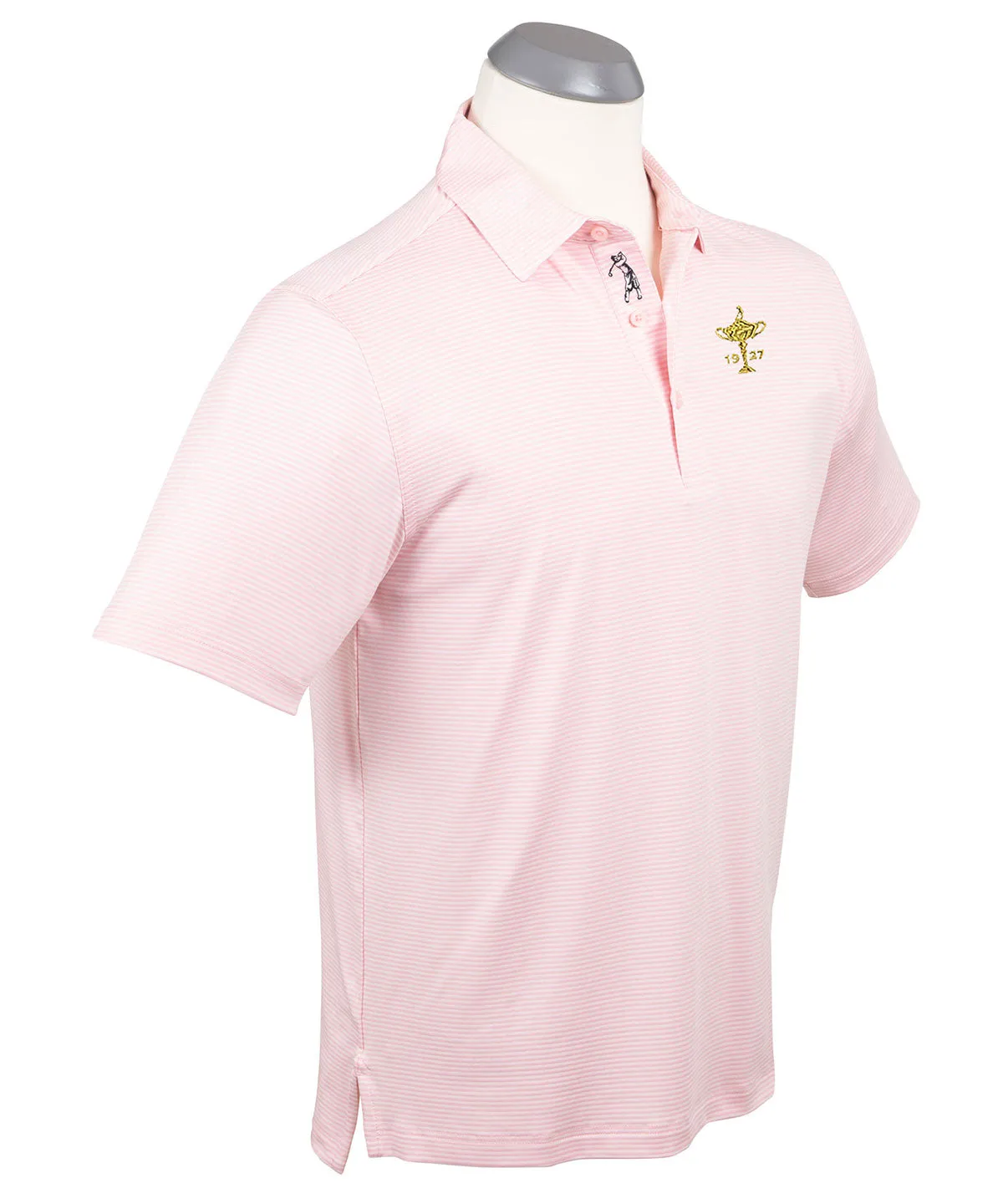 1927 Ryder Cup Performance Jersey Mini Tonal Feed Stripe Polo