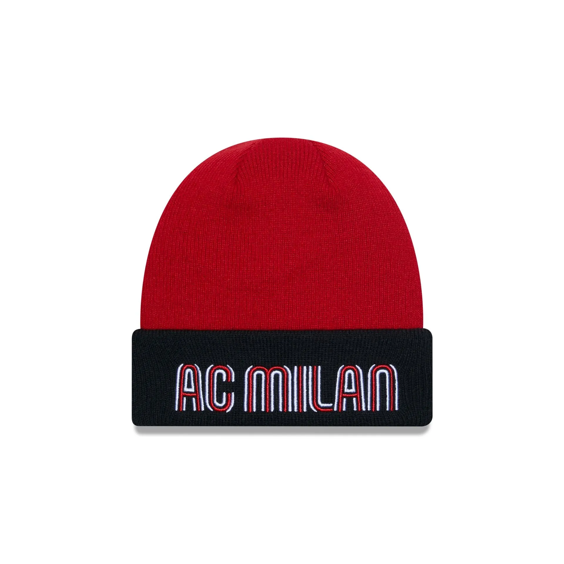 AC Milan Pulse Youth Red Cuff Knit Beanie Hat