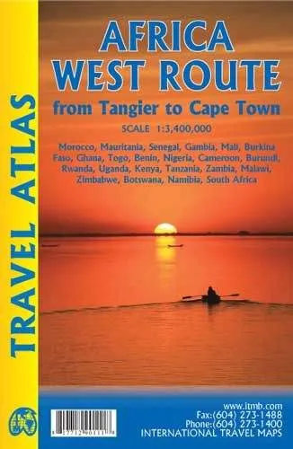 Africa West (1st Edition) Road Atlas by ITMB (2017)