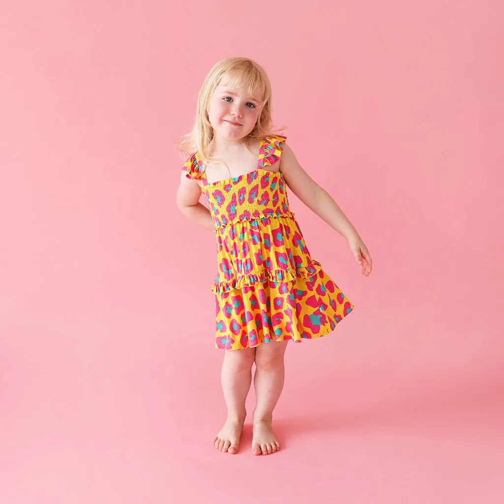 Amari Smocked Babydoll Dress