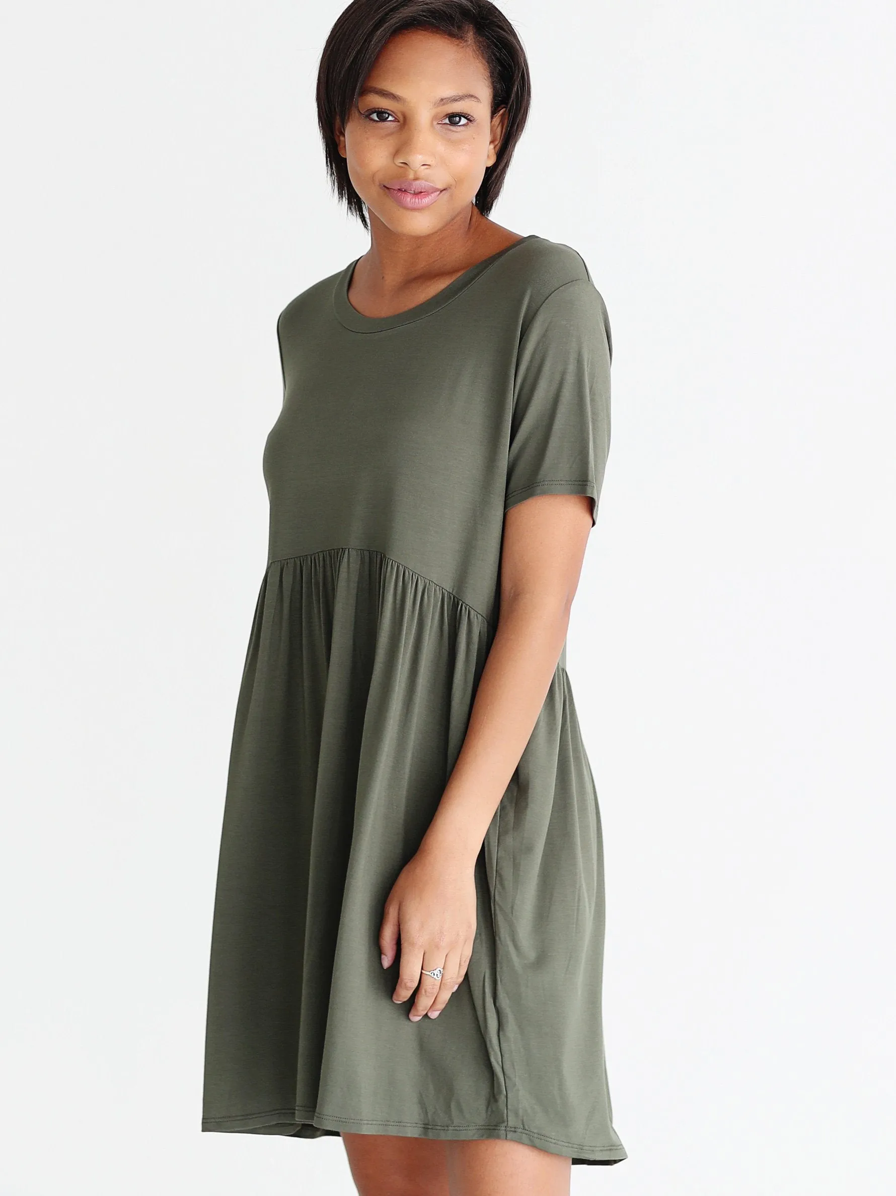 Army Babydoll Dress