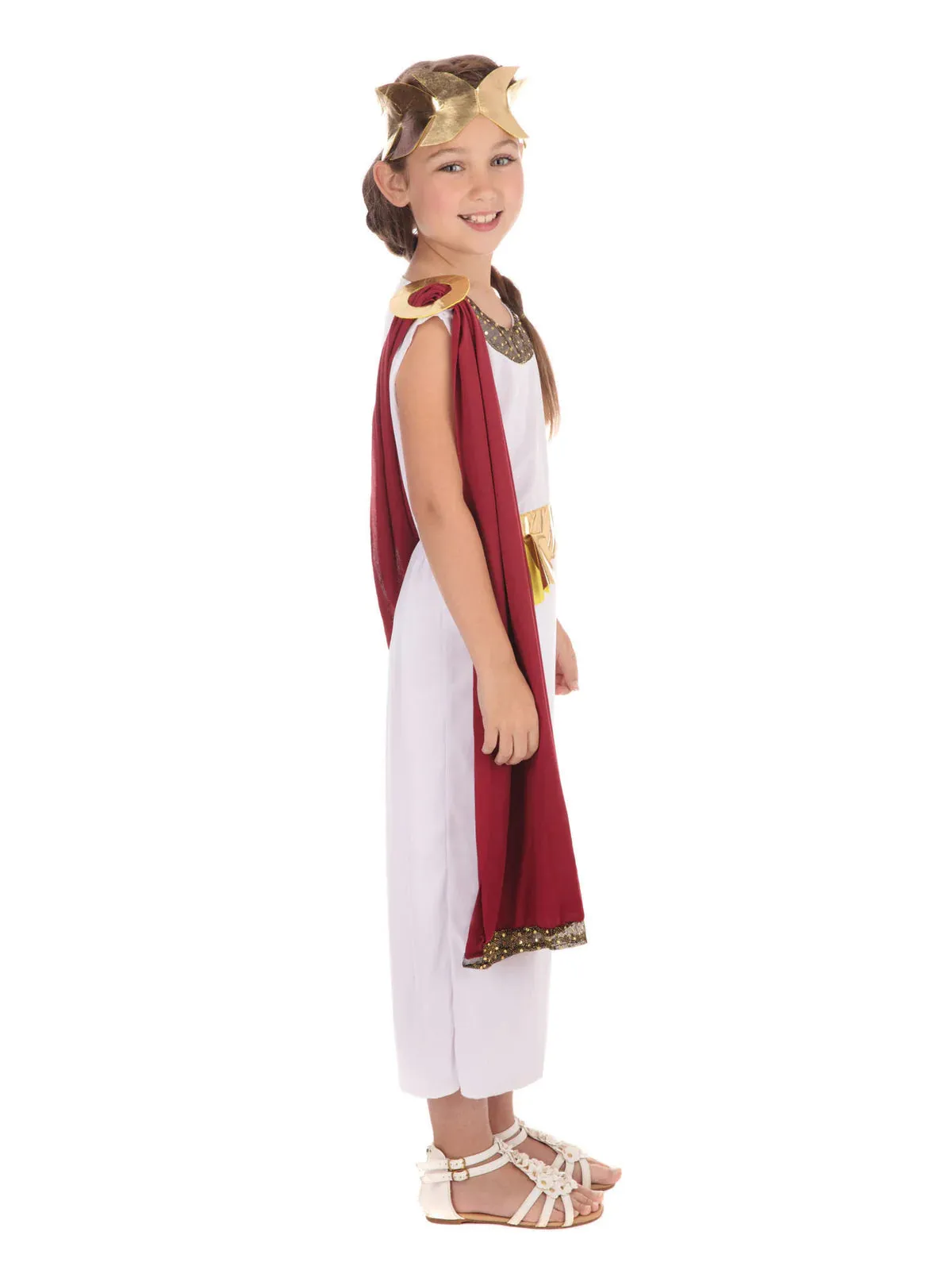 Athena Goddess Girls Costume White Toga