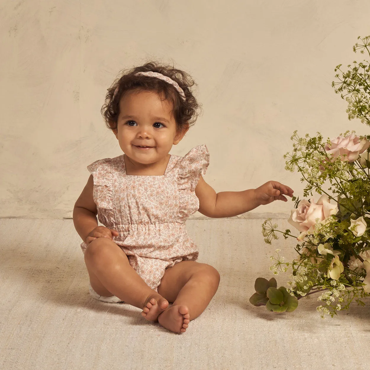 Baby Headband Set of 2 - Spring Fields / White - FINAL SALE