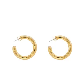 Bamboo Small Earring Gold