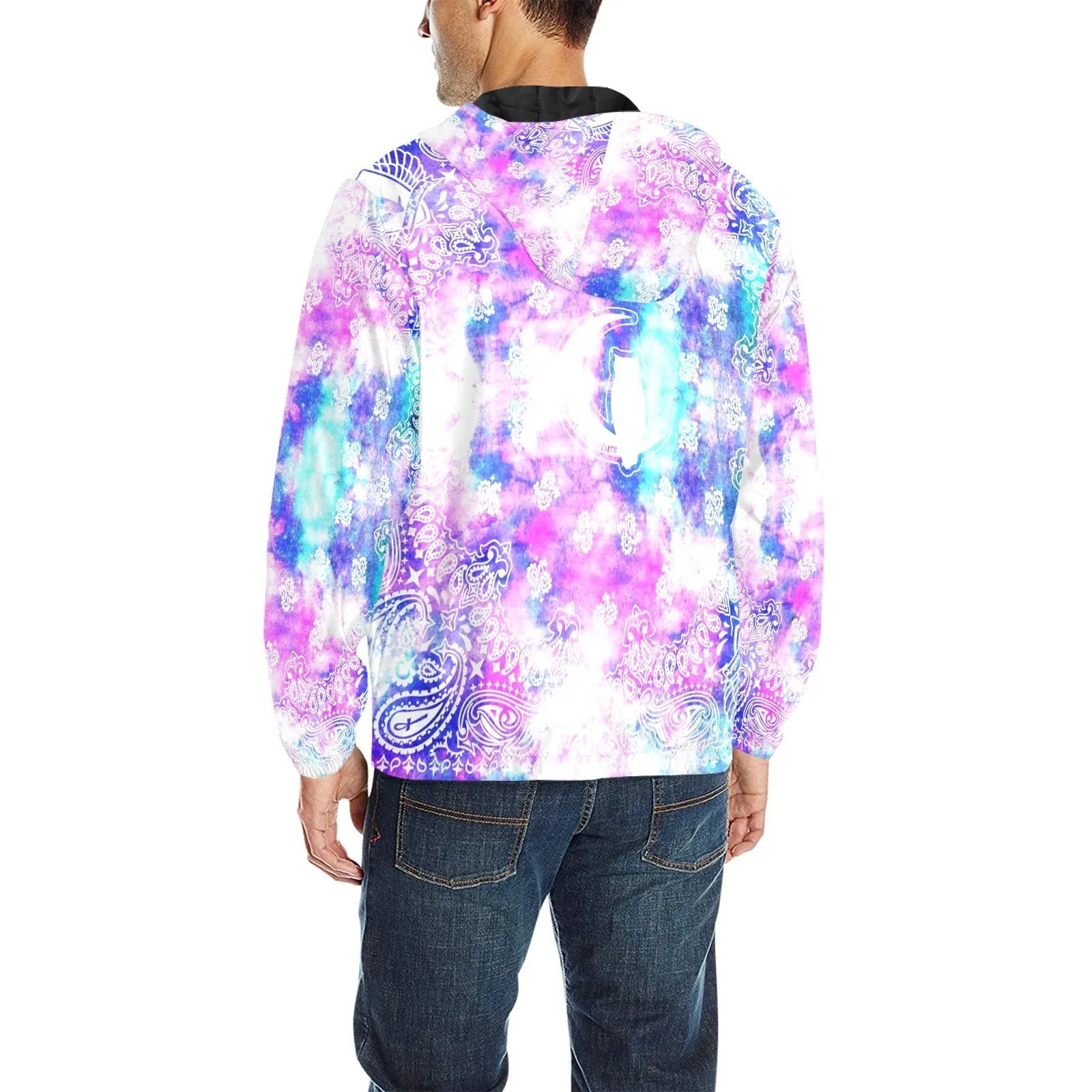 BANDANA COLORFULL All Over Print Quilted Windbreaker