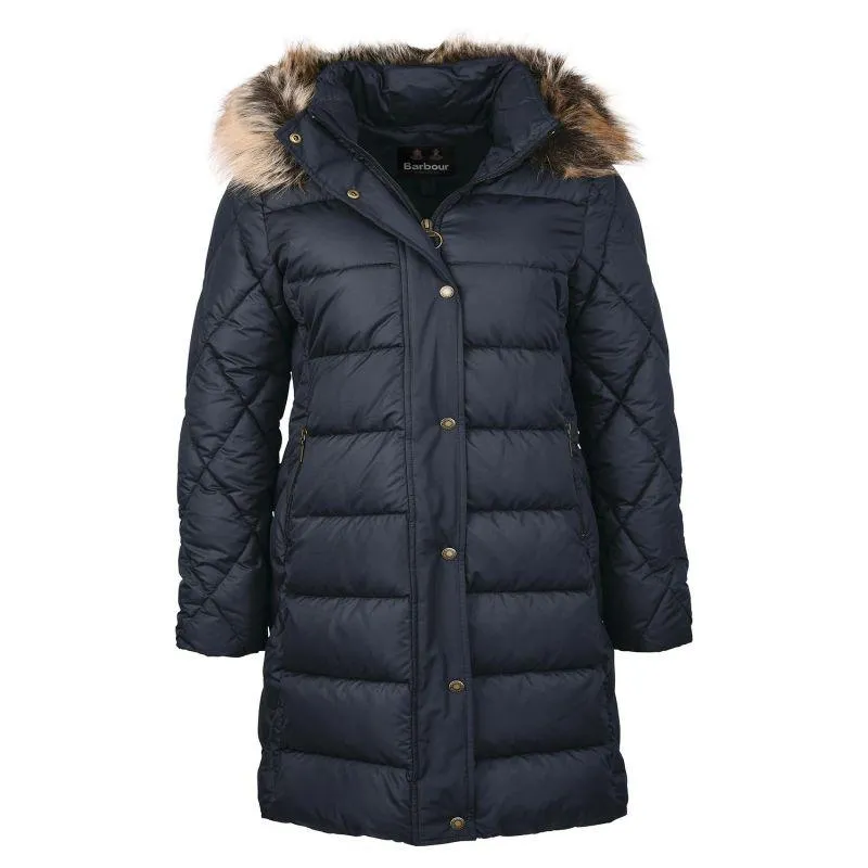 Barbour Daffodil Ladies Quilted Jacket - Dark Navy