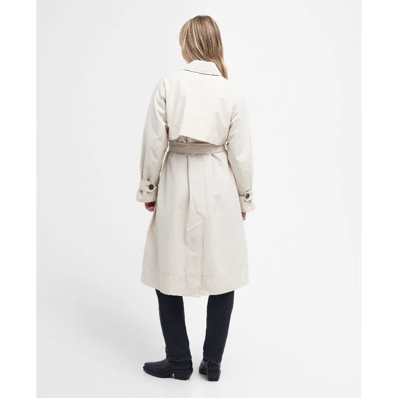 Barbour Somerland Ladies Trench Jacket - French Oak/Ancient Poplar