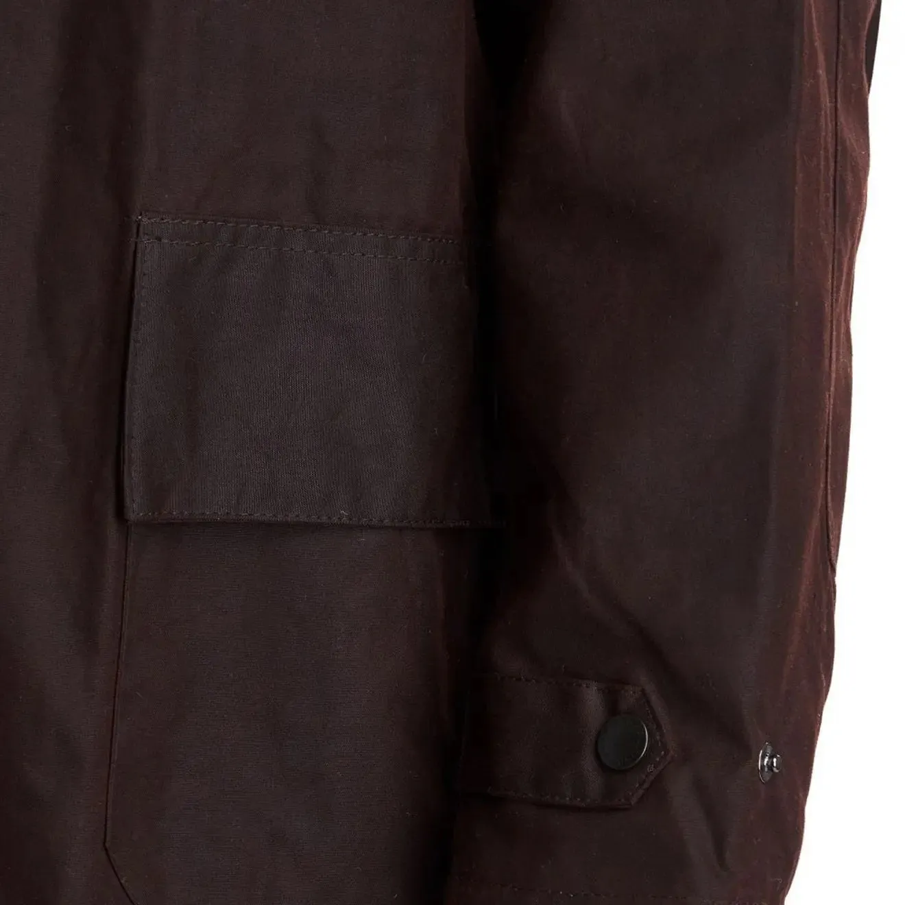 Barbour Stockman Wax Coat Brown