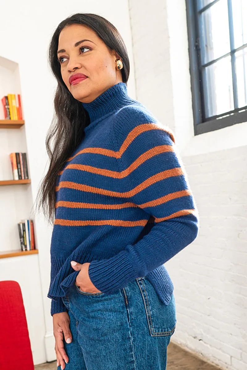 Berroco Merino 401 Patterns - Bressummer Sweater - PDF Download