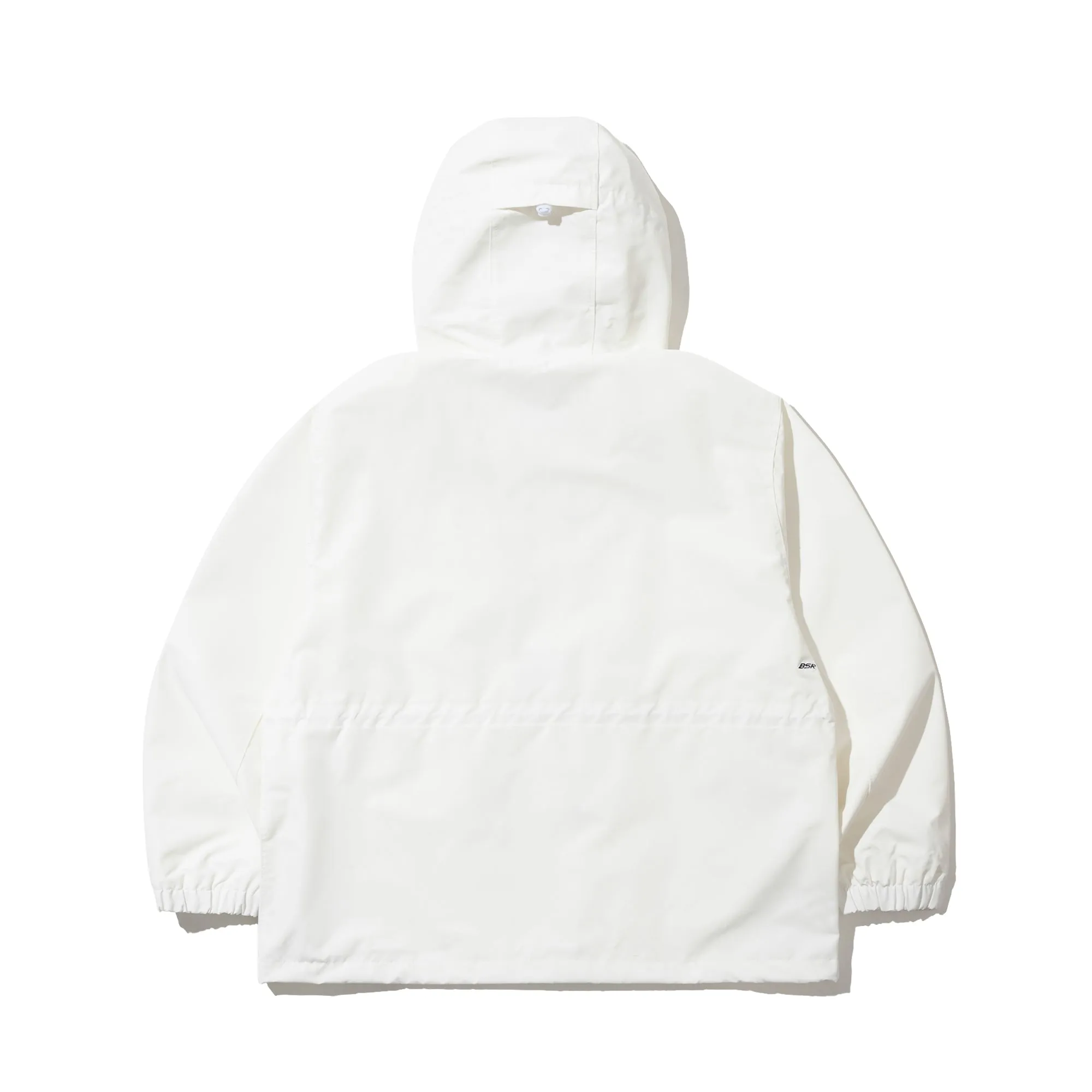 BIG POCKET HOODED JACKET WHITE