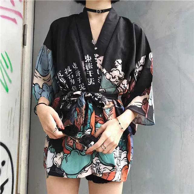 Black Haori Jacket