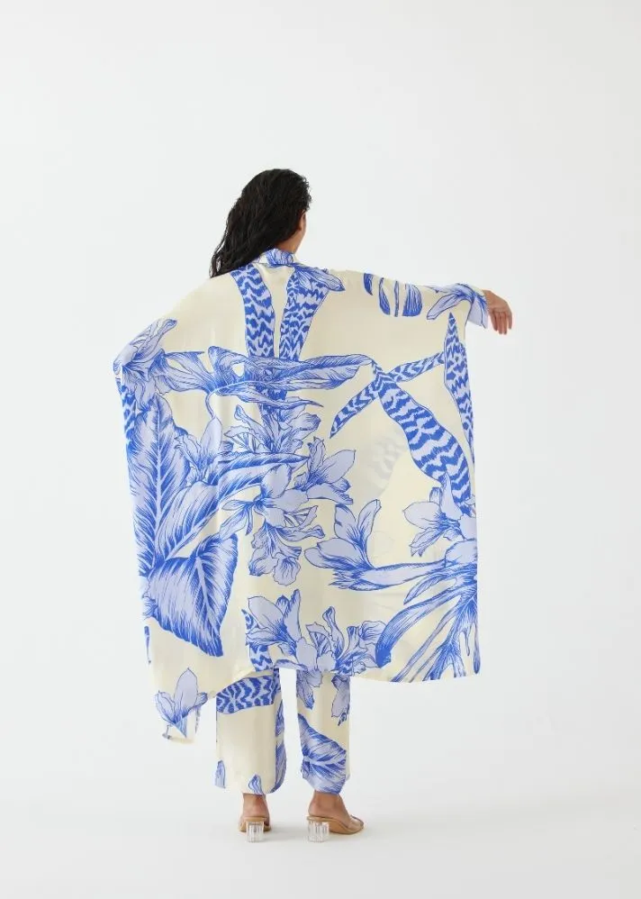 Blue Aphrodite Kimono & Pants