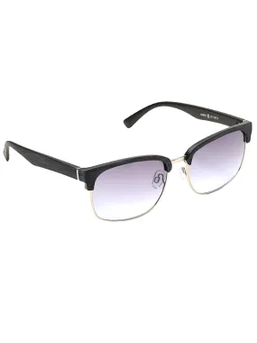 Blue Wood Effect Frame Grey Lens Sunglasses