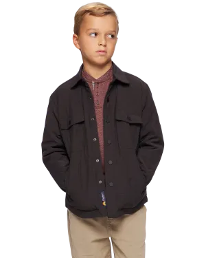 BOYS CHAPIN FLANNEL-LINED QUILTED JACKET