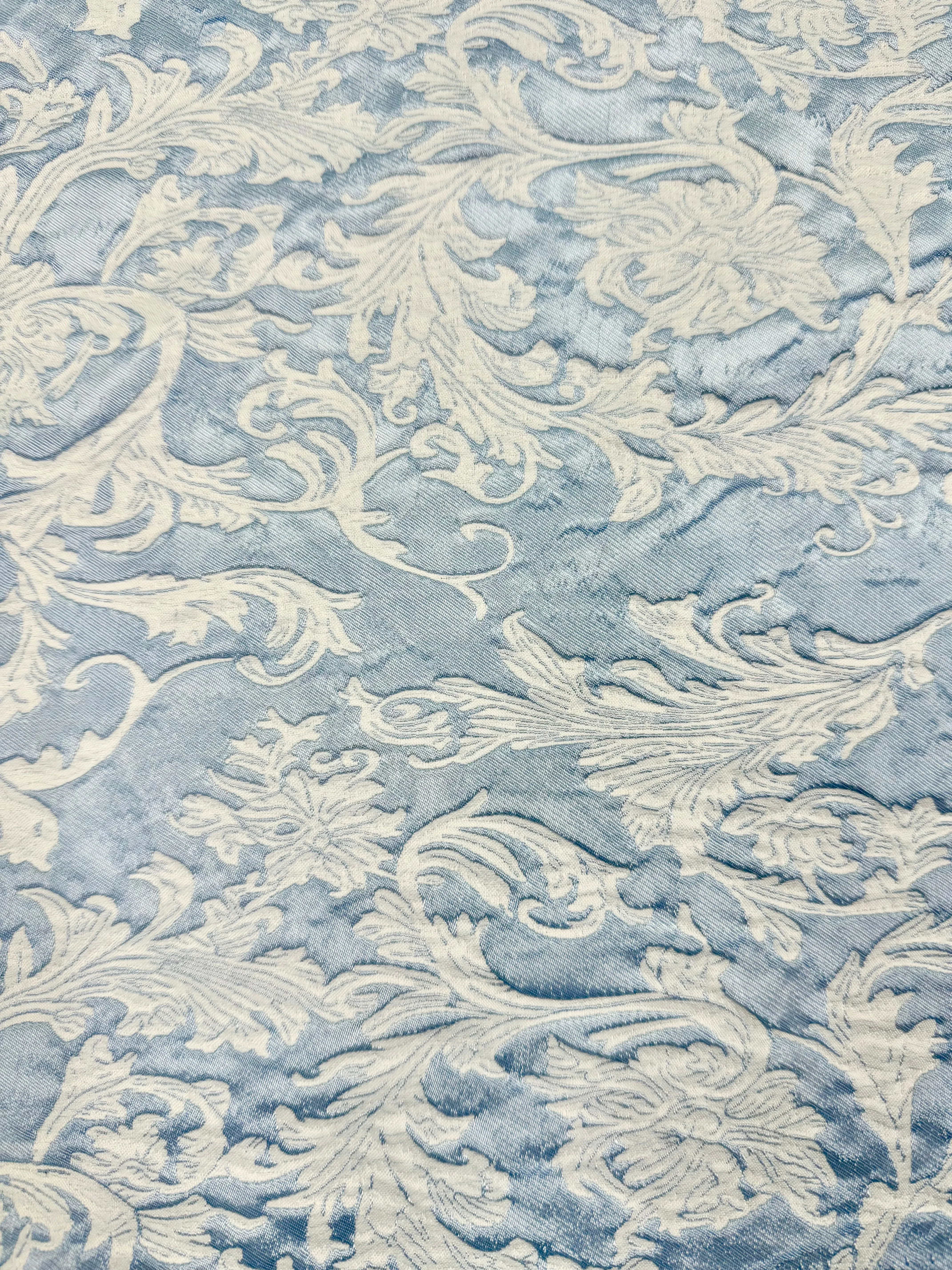 Brocade - 60-in Bright Light Blue Corded Satin New Color!