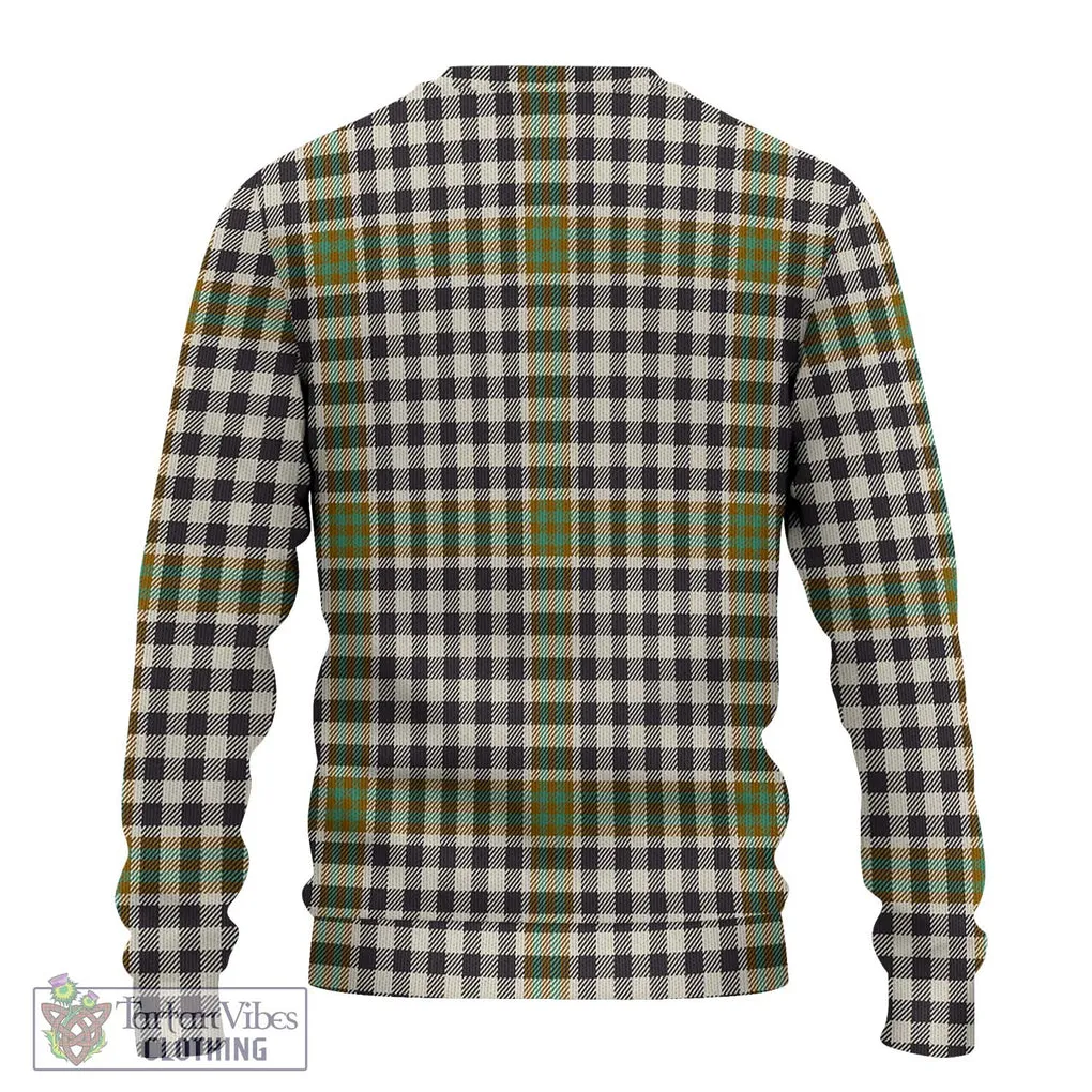 Burns Check Tartan Ugly Sweater with Family Crest DNA In Me Style