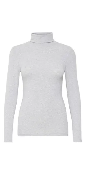 B.Young Turtleneck Tee, heathered grey