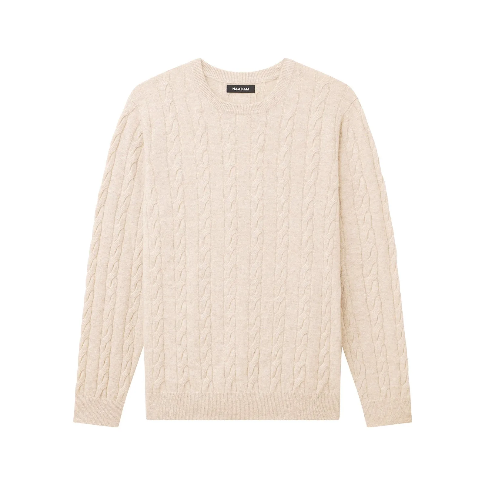 Cable Knit Crewneck Sweater