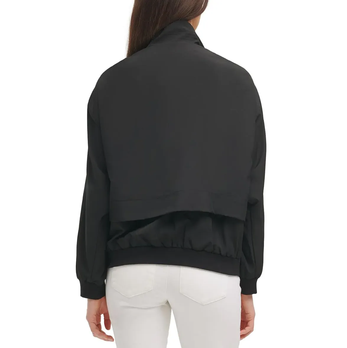 CALVIN KLEIN Women's Black Lightweight long-sleeved Jacket in black