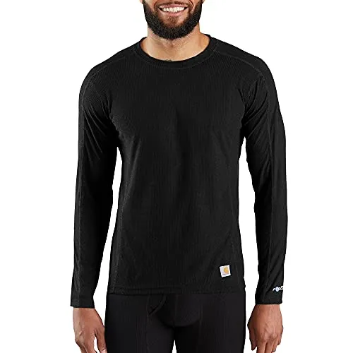 Carhartt MBL101 Men's Force Lightweight Stretch Grid Base Layer Crewneck Top