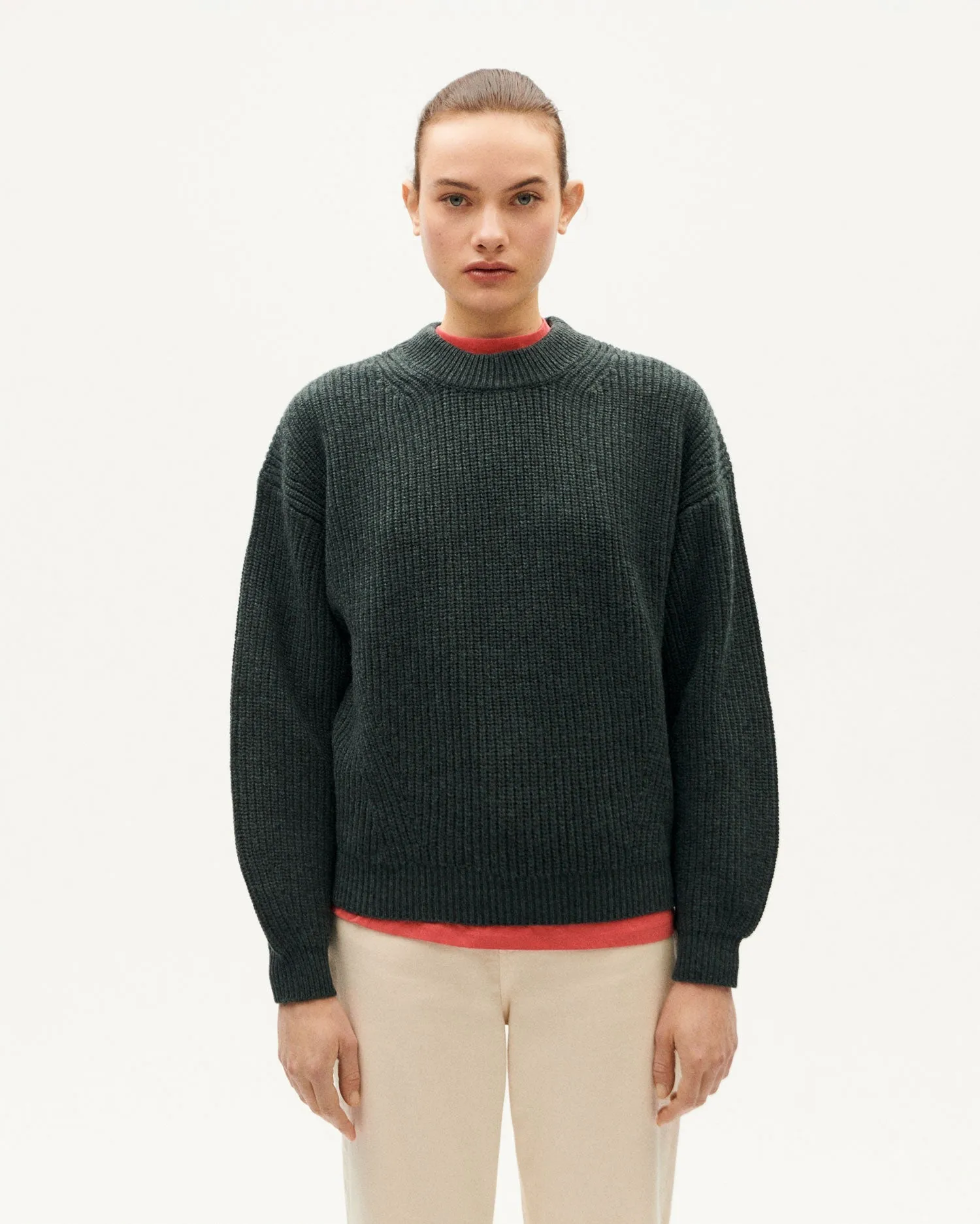 Carmen Wool Sweater Graphite