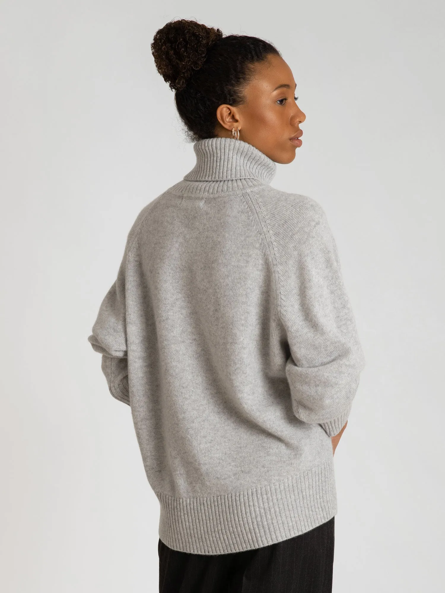 Cashmere sweater "Milano" - light grey