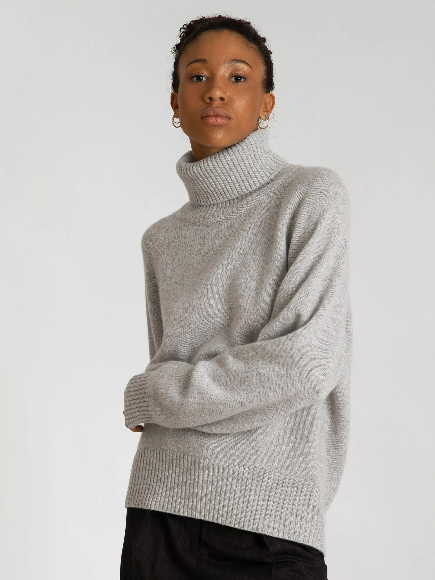 Cashmere sweater "Milano" - light grey