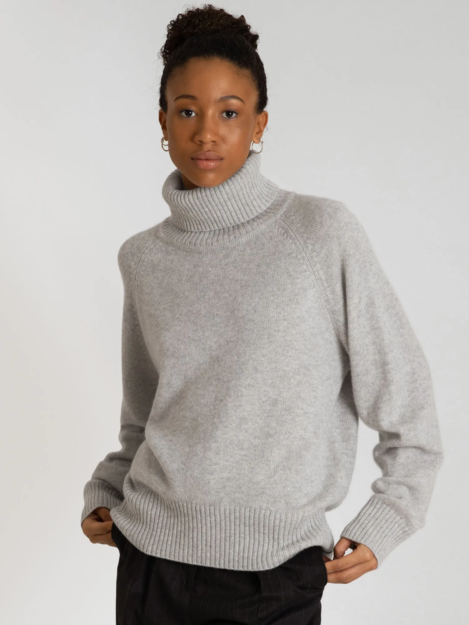 Cashmere sweater "Milano" - light grey