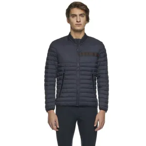 Cavalleria Toscana Men's CT Team Read Stripe Quilted Jacket