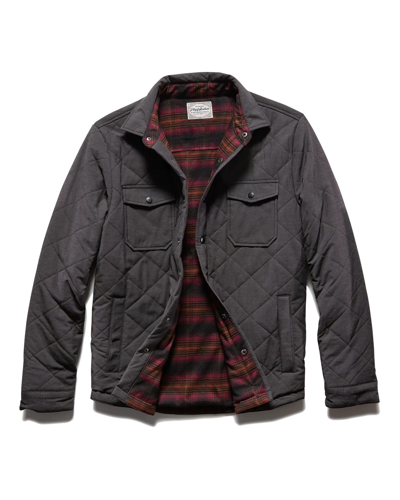 CHAPIN FLANNEL-LINED QUILTED JACKET BIG & TALL