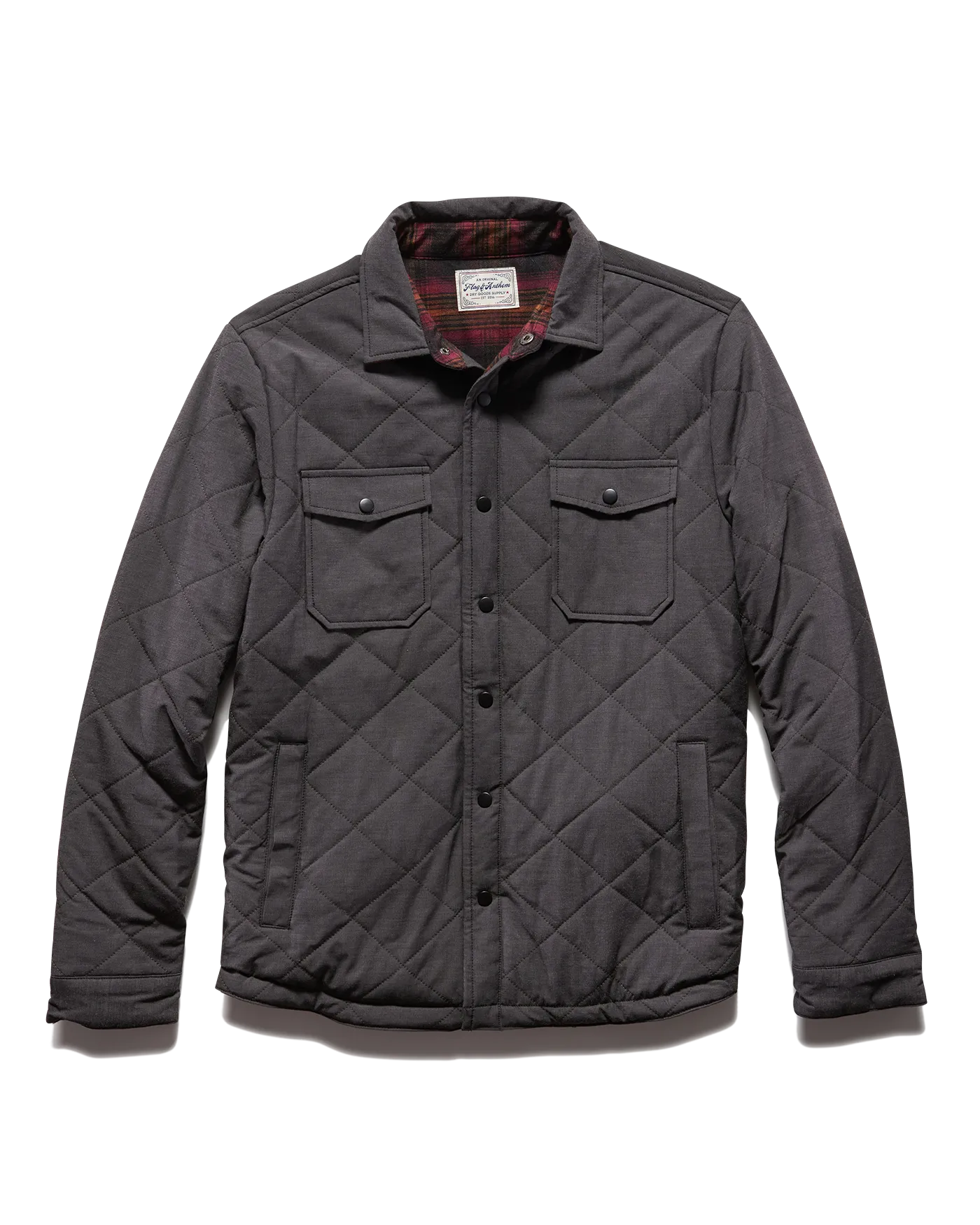 CHAPIN FLANNEL-LINED QUILTED JACKET BIG & TALL