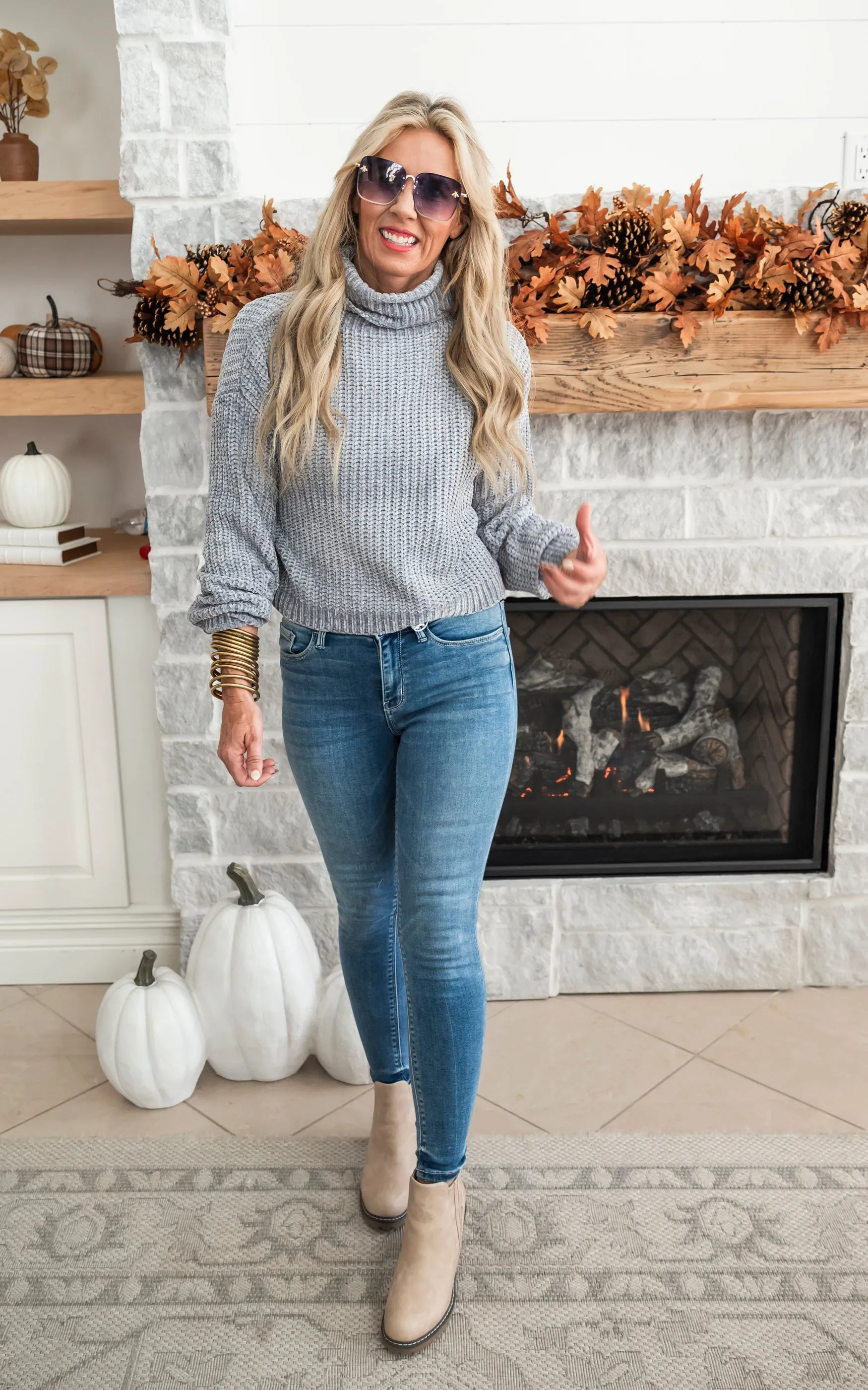 Chenille Turtleneck Sweater - Final Sale