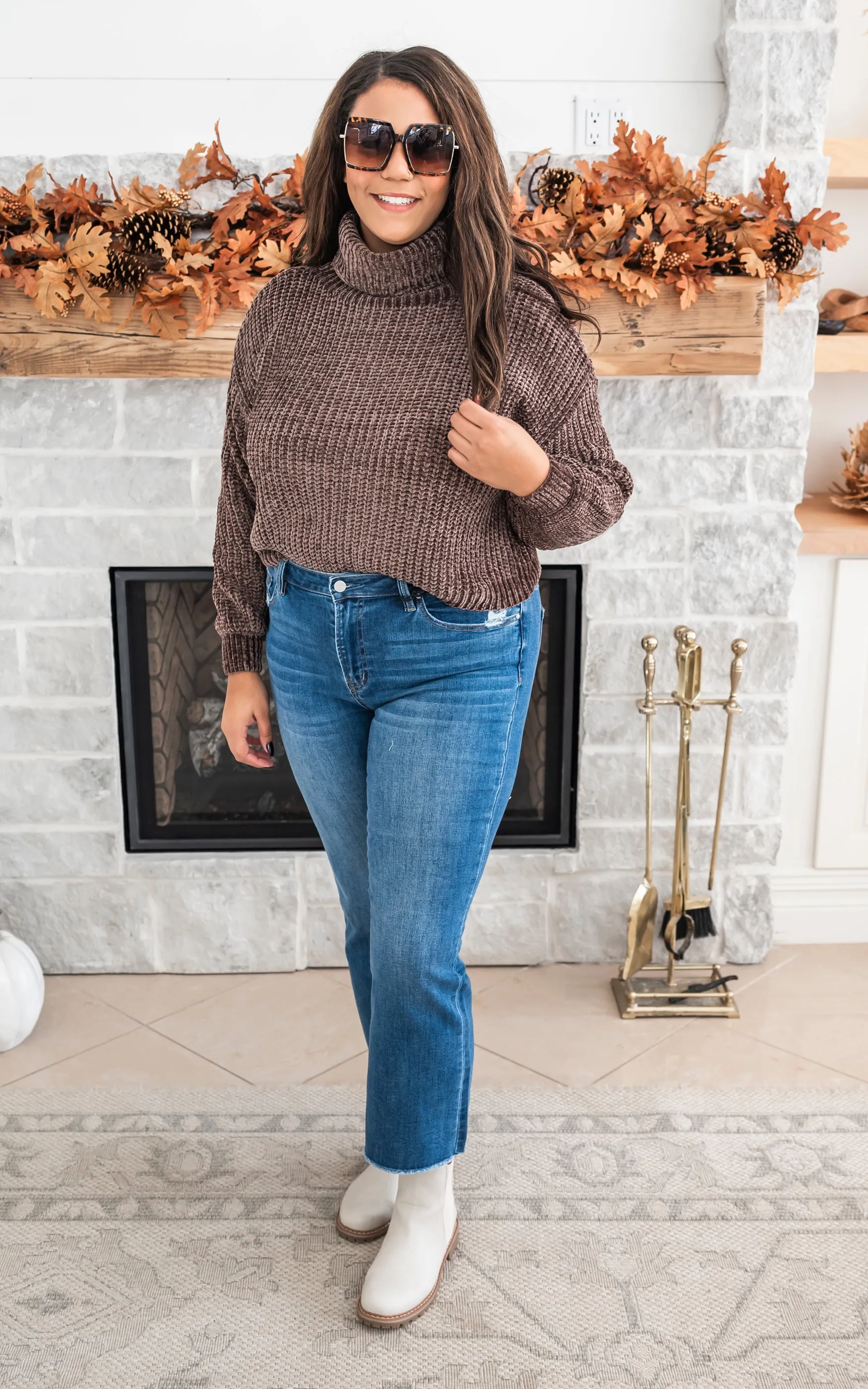 Chenille Turtleneck Sweater - Final Sale