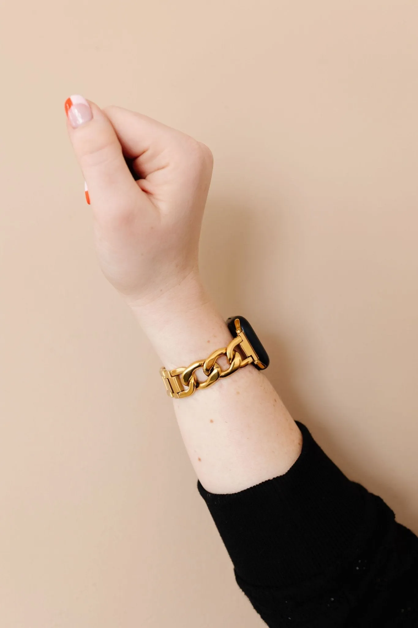 Chunky Gold Chain Watch Band