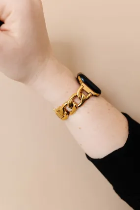 Chunky Gold Chain Watch Band