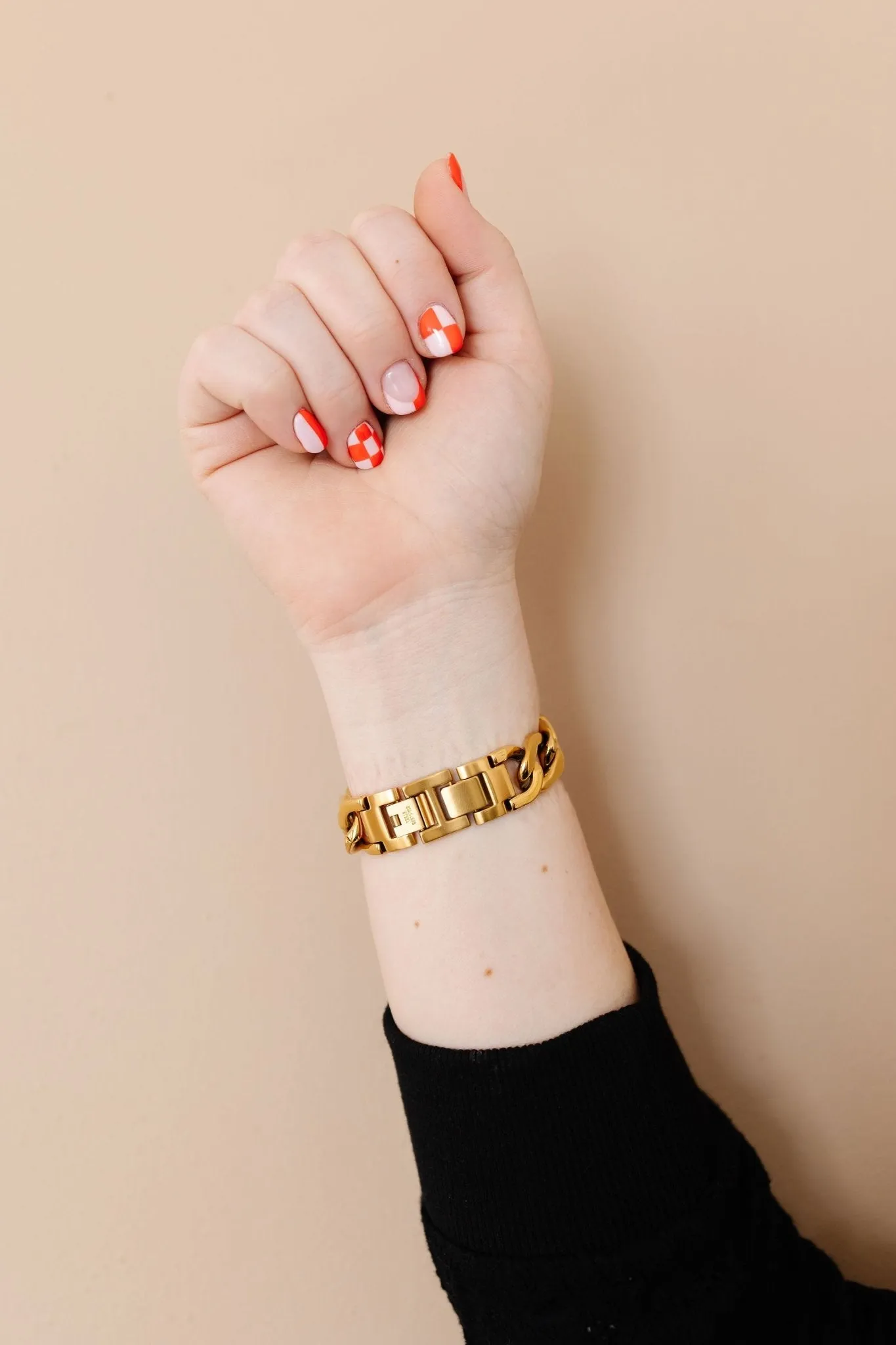 Chunky Gold Chain Watch Band