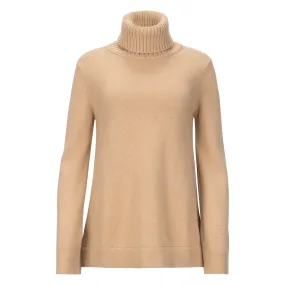 Claudine Hand Knit Turtleneck - Sandstorm