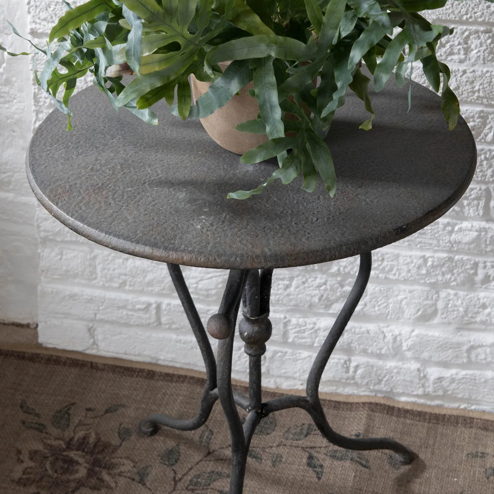 Clovelly Round Iron Side Table