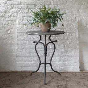 Clovelly Round Iron Side Table