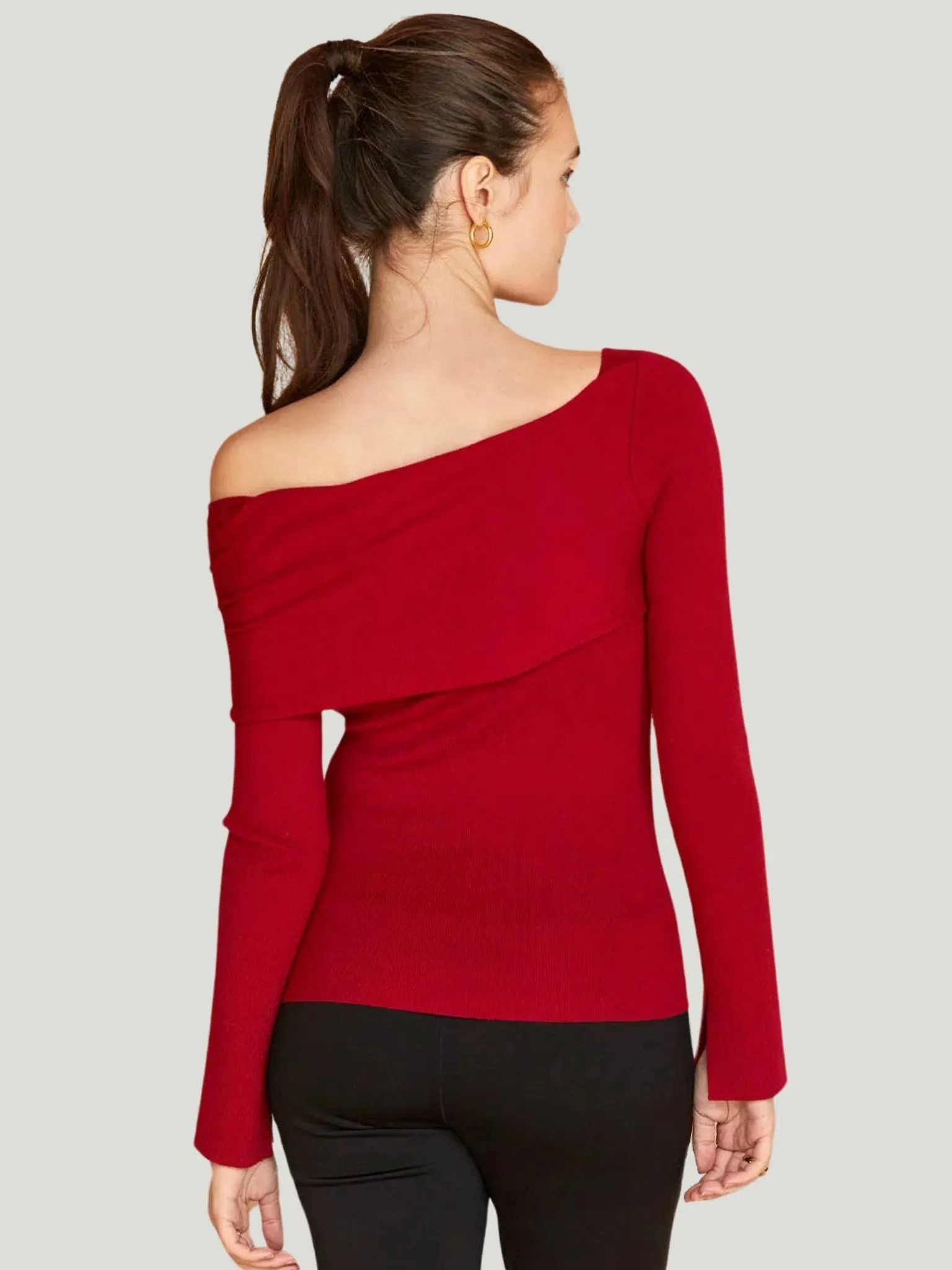 Crescent Katia Off The Shoulder Sweater