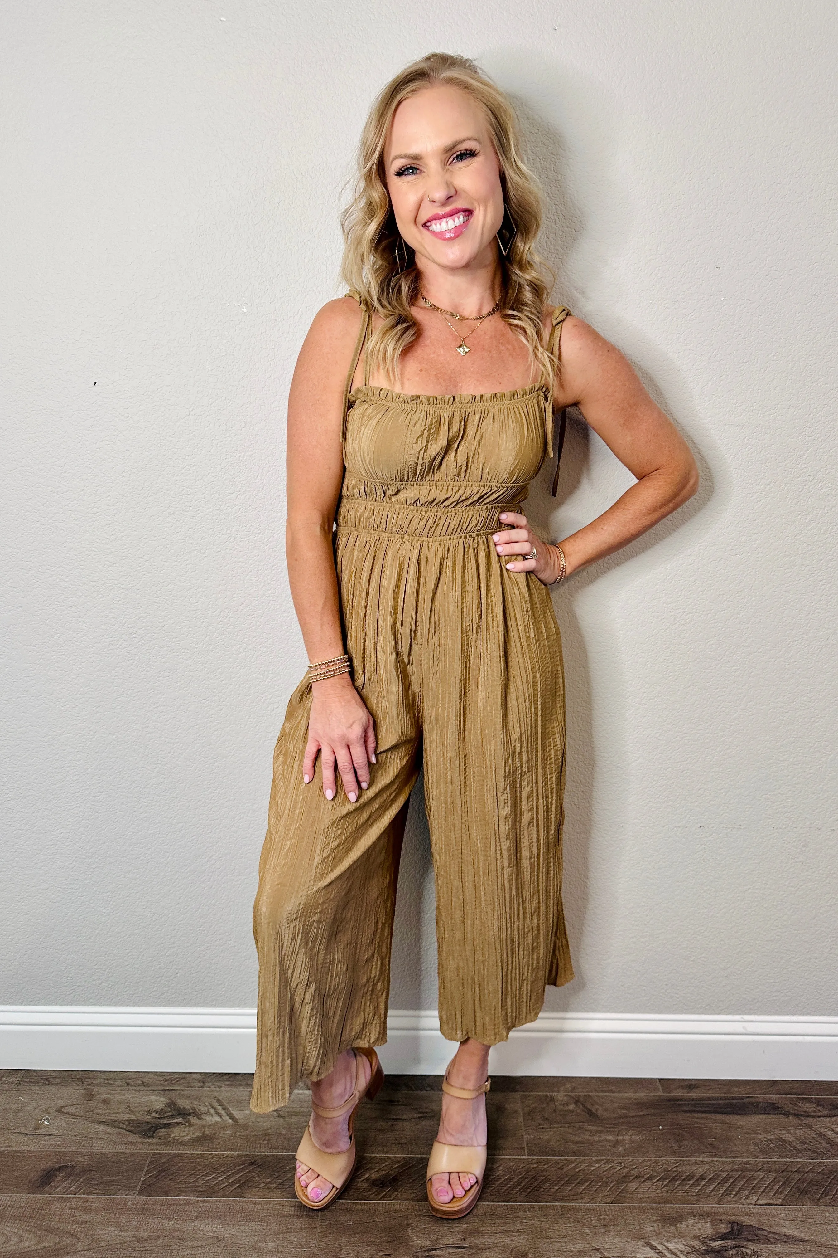 Day Dream Silky Babydoll Jumpsuit