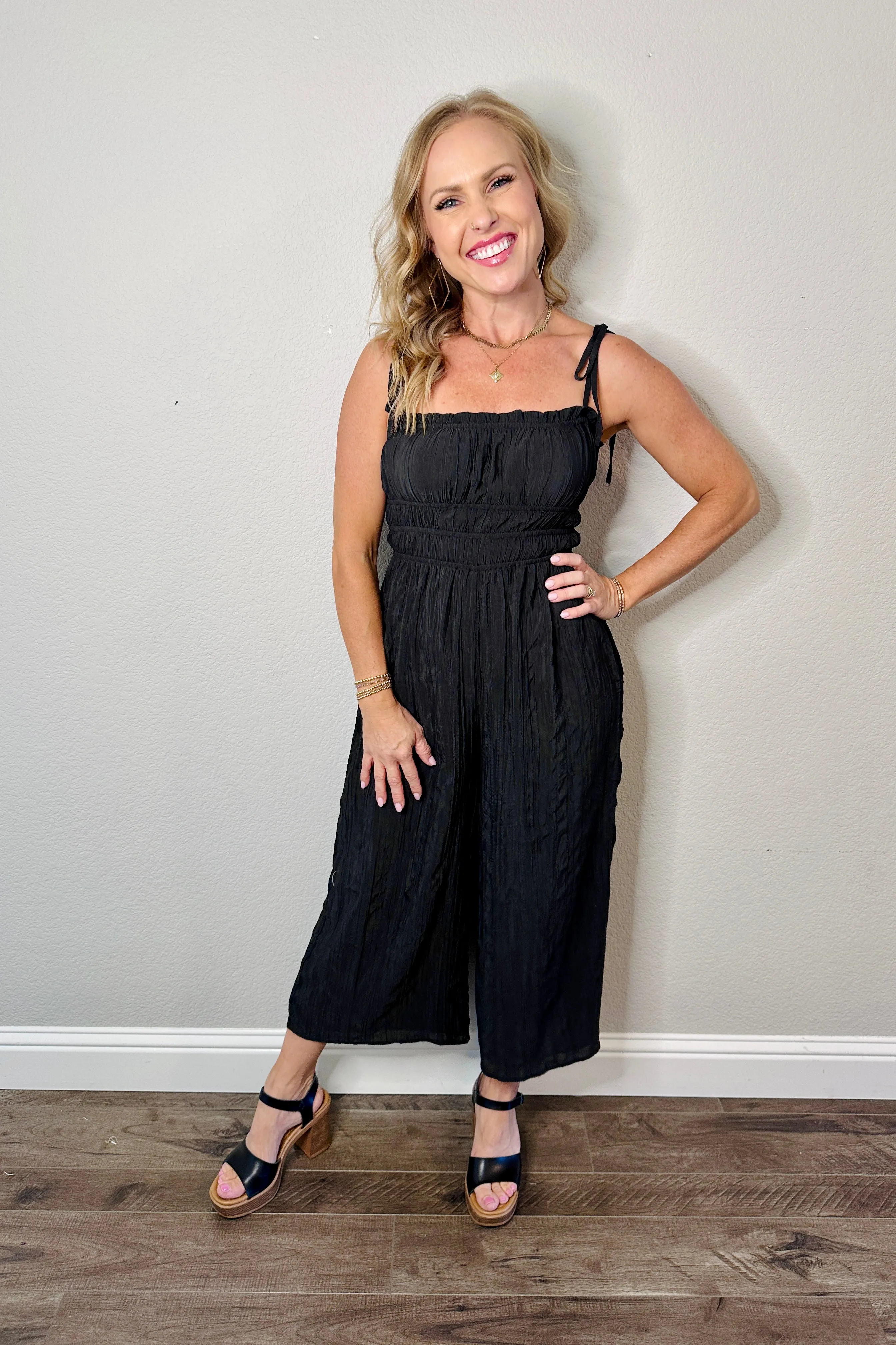 Day Dream Silky Babydoll Jumpsuit