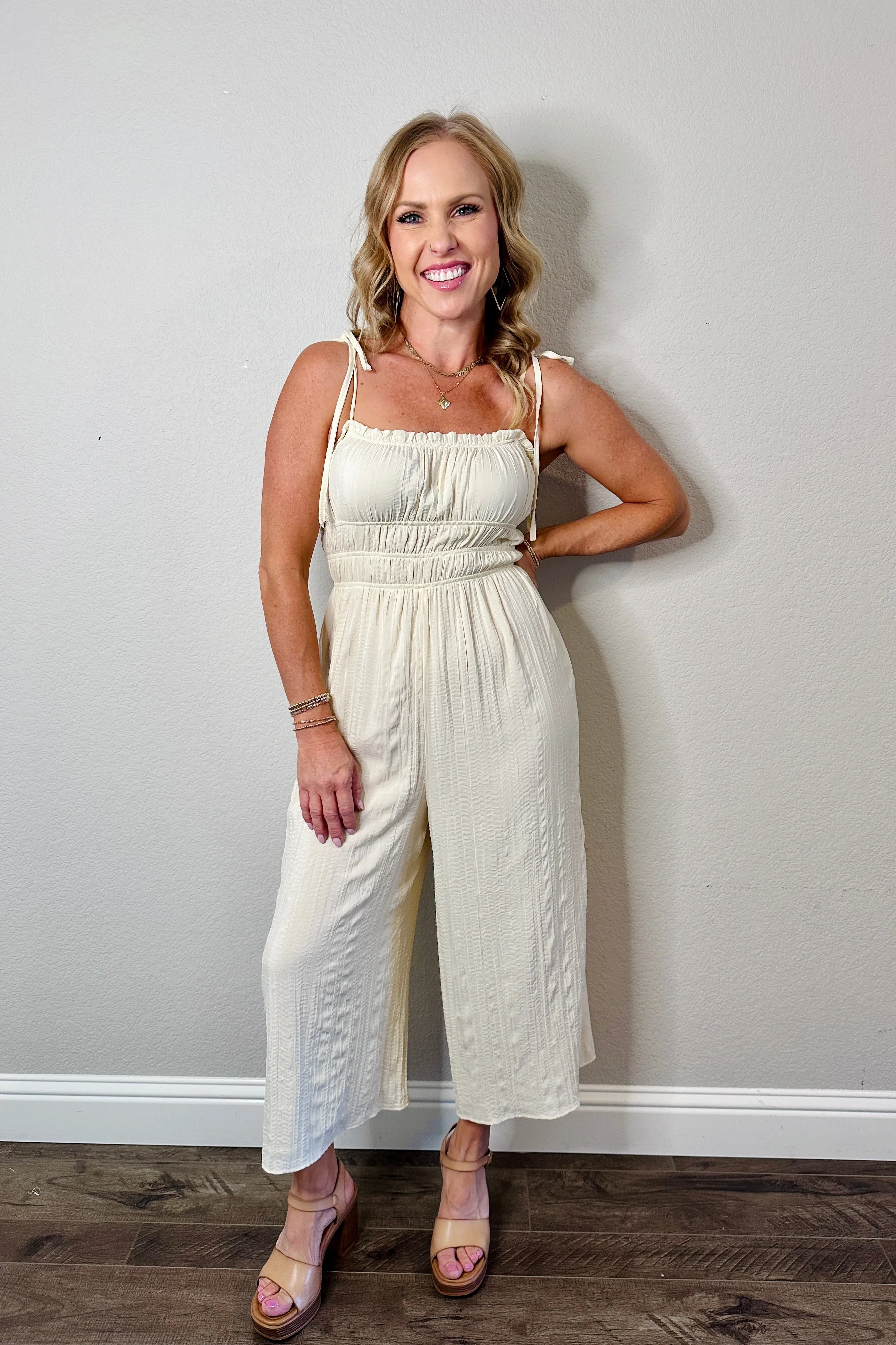 Day Dream Silky Babydoll Jumpsuit