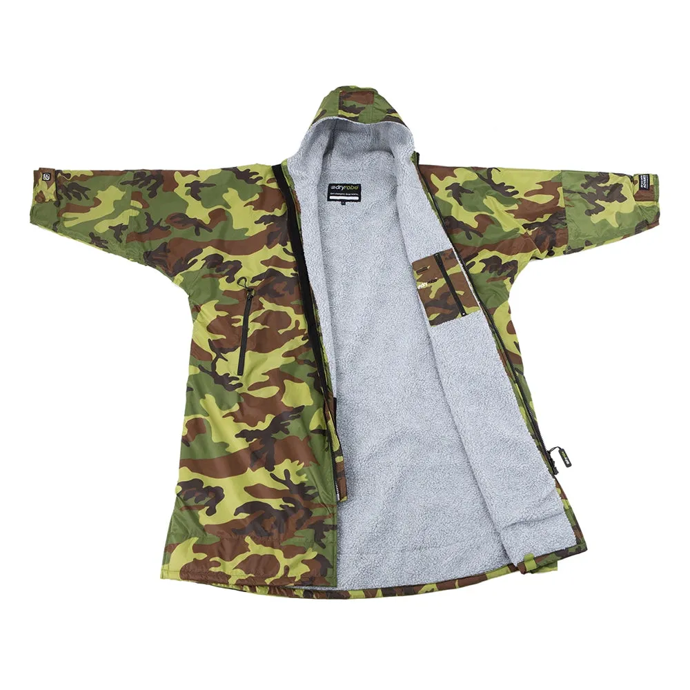 Dryrobe Advance Long Sleeve - Camo Grey Medium