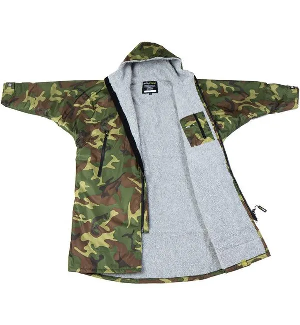 Dryrobe Advance Long Sleeve - Camo Grey Small