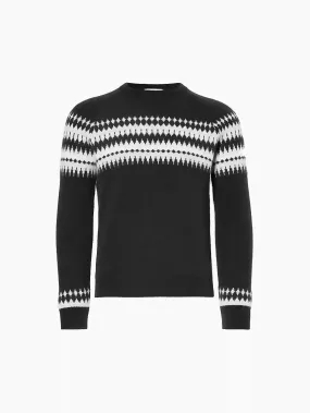 ELEVENTY Apres Ski Navy Round neck Sweater