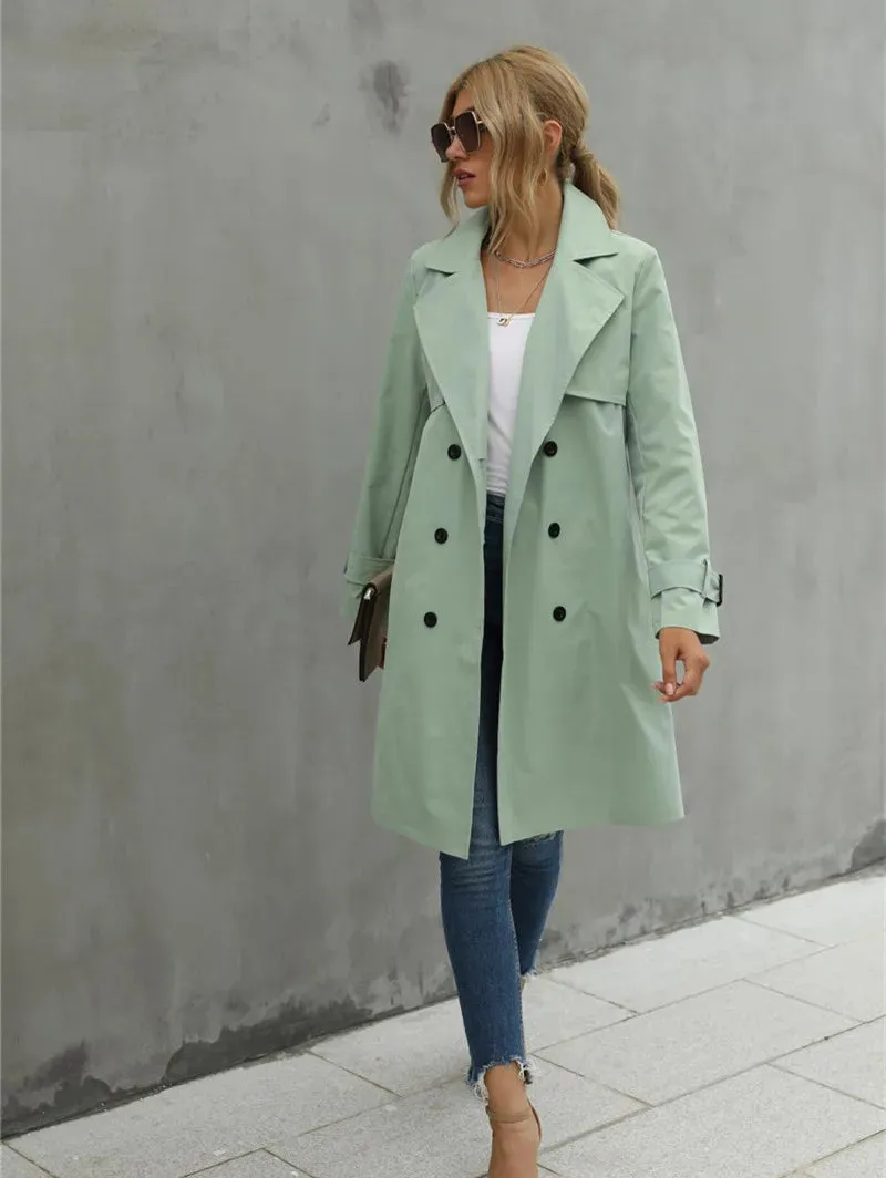 Elisa Classic Trench Coat for Women