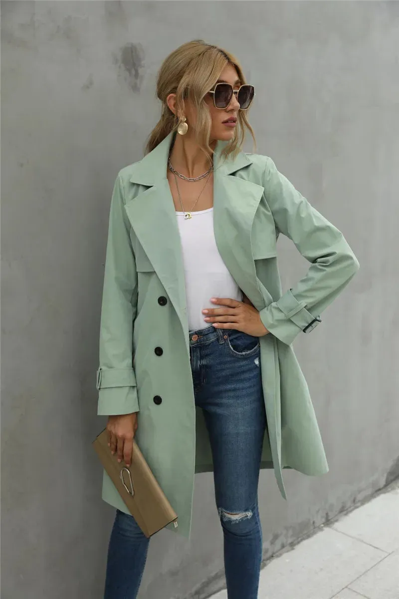 Elisa Classic Trench Coat for Women