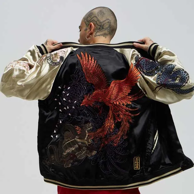 Embroidered Bomber Jacket